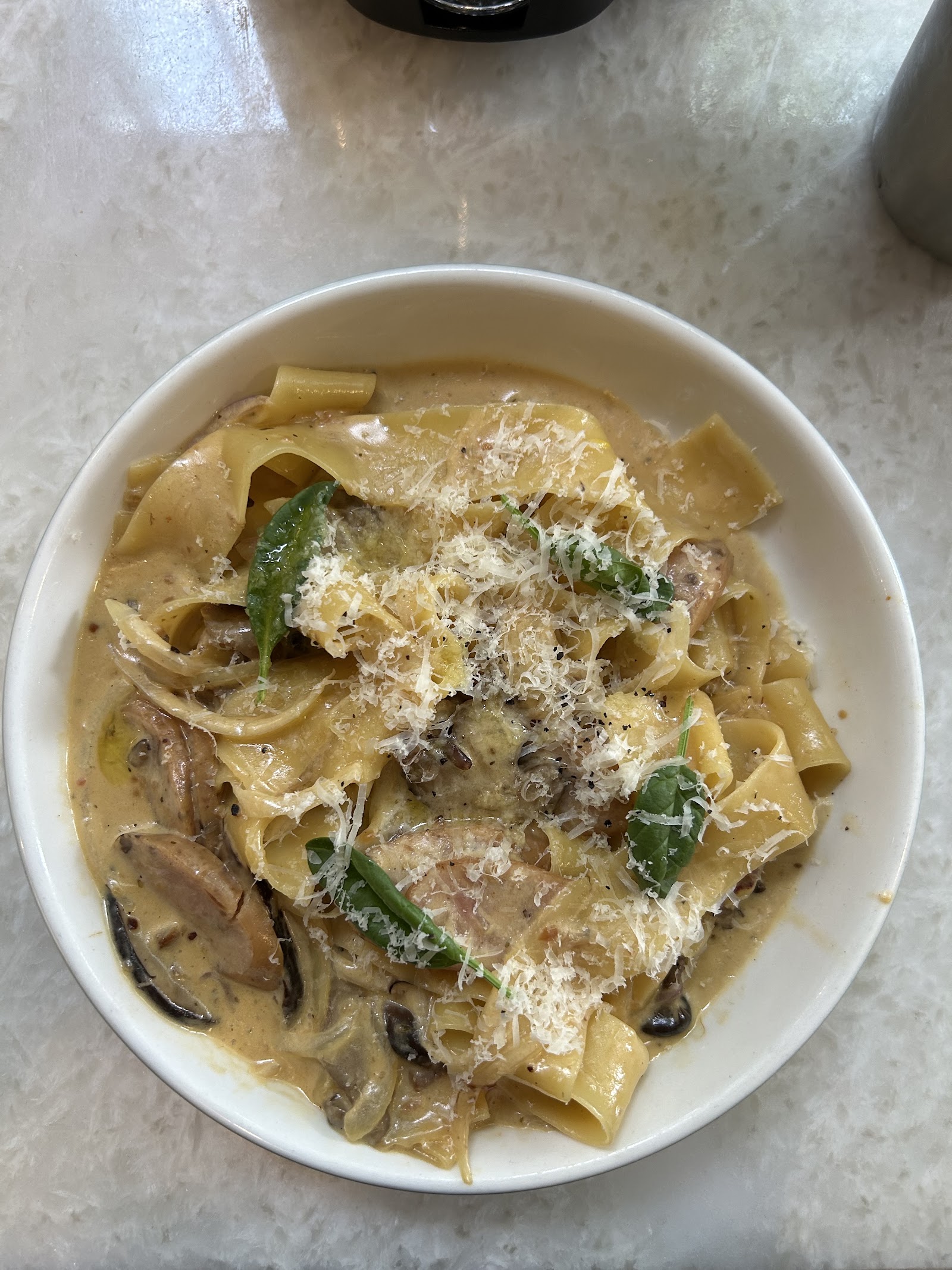 Truffle Carbonara Pappardelle
